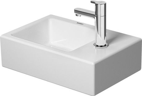 DURAVIT Vero Air Umywalka toaletowa meblowa 38x25 cm, biała z powłoką wondergliss 07243800001