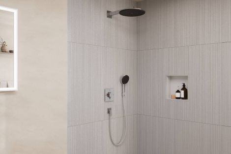 HANSGROHE Raindance Alive S System prysznicowy 300 1jet z baterią termostatyczną i iBox universal 2, podtynkowy chrom 24630000