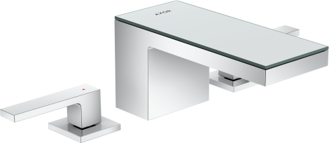 AXOR MyEdition 3-otworowa bateria umywalkowa 70 z kompletem odpływowym Push-Open chrom  47050000