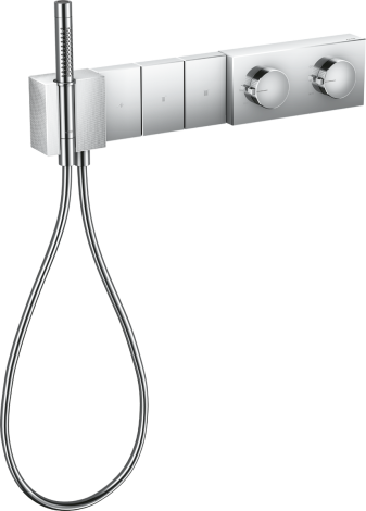 AXOR Edge Moduł termostatyczny 540/100 do 3 odbiorników, podtynkowy, szlif diamentowy chrom 46711000
