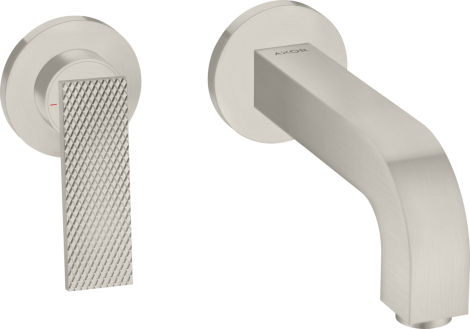 AXOR Citterio bateria umywalkowa z wylewką 220 mm Stal Szlachetna Optyczna  39181800