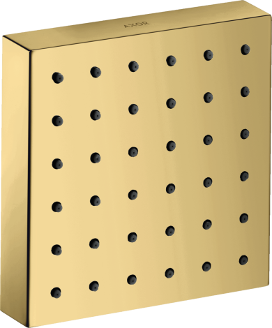 AXOR ShowerSolutions Moduł prysznicowy 12 x 12cm, kwadratowy, podtynkowy Złoty Optyczny Polerowany 28491990