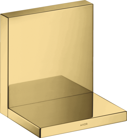 AXOR ShowerSolutions Półka 12 x 12cm Złoty Optyczny Polerowany 40872990