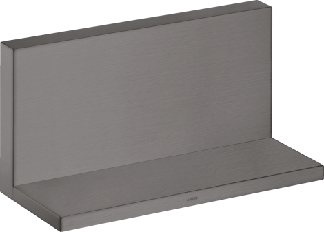 AXOR ShowerSolutions Półka 24 x 12cm Czarny Chrom Szczotkowany 40873340