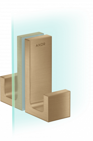 HANSGROHE Axor Universal Rectangular Uchwyt drzwi prysznicowych brąz szczotkowany 42639140