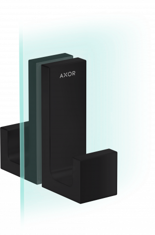 HANSGROHE Axor Universal Rectangular Uchwyt drzwi prysznicowych czarny mat 42639670