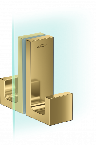 HANSGROHE Axor Universal Rectangular Uchwyt drzwi prysznicowych złoty optyczny polerowany 42639990
