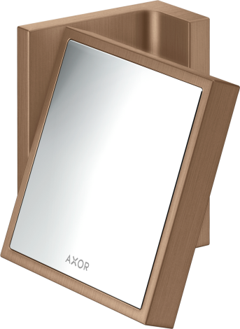 AXOR Universal Rectangular Lusterko kosmetyczne czerwone złoto szczotkowane 42649310