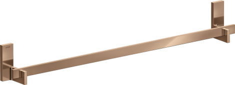 AXOR Universal Rectangular Wieszak na ręcznik kąpielowy 800 mm Czerwony złoty polerowany 42683300
