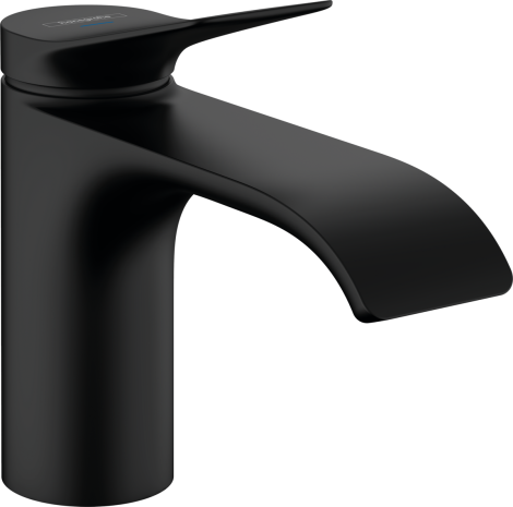 HANSGROHE Vivenis Bateria bez mieszacza 80 do zimnej wody bez kompletu odpływowego czarny mat 75013670