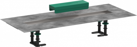 HANSGROHE uBox Universal Zestaw instalacyjny 60 cm na posadzkę do odpływu liniowego do wyłożenia płytkami 56010180