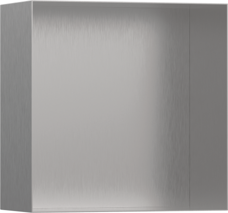 HANSGROHE XtraStoris Minimalistic Wnęka ścienna bez ozdobnej ramki 30 x 30 x 14 cm stal szlachetna szczotkowana 56079800