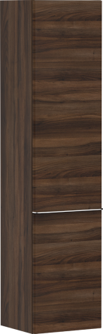 HANSGROHE Xelu Q Szafka boczna wysoka 40 x 35 cm, drzwi prawe, Ciemny Orzech 54142000