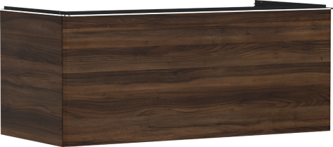 HANSGROHE Xelu Q Szafka pod szlifowaną umywalkę wpuszczaną w blat z 1 szufladą 116 x 55 cm Ciemny Orzech 54065000