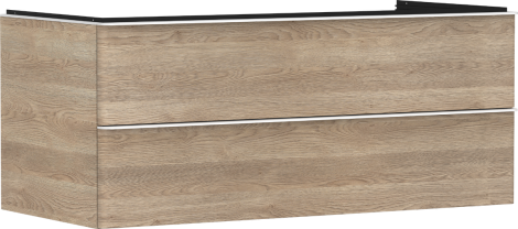 HANSGROHE Xelu Q Szafka pod umywalkę nablatową z 2 szufladami 118 x 55 cm Naturalny Dąb 54084700