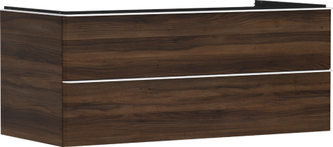 HANSGROHE Xelu Q Szafka pod umywalkę nablatową z 2 szufladami 118 x 55 cm Ciemny Orzech 54085700
