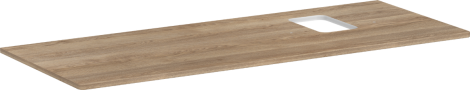 HANSGROHE Xelu Q Blat 136 x 55cm z wycięciem po prawej stronie pod umywalkę nablatową z otworem na baterię 54124230