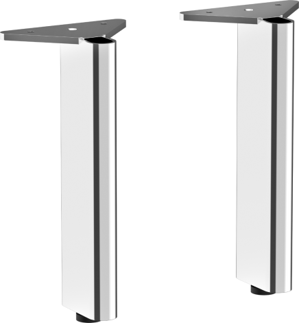 HANSGROHE Xelu Q Nóżki do szafki 17,5 x 6 cm, 2 sztuki Chrom 54145000