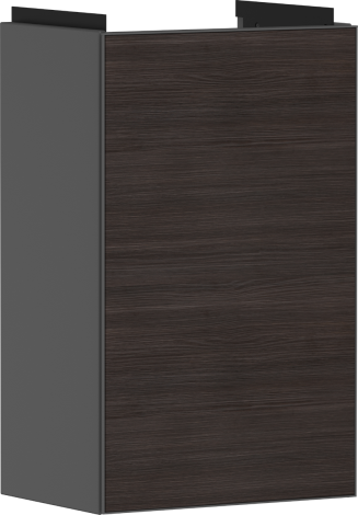 HANSGROHE Xevolos E Szafka pod małą umywalkę wiszacą z drzwiami lewymi 34 x 24,5cm szary łupek matowy 54168730