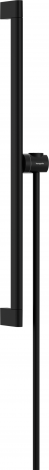HANSGROHE Unica Drążek prysznicowy S Puro 65 cm z suwakiem EasySlide i wężem prysznicowym Isiflex 160cm czarny mat 24402670