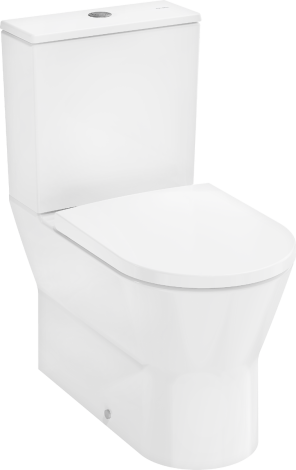 HANSGROHE EluPura Original S Kompakt WC 640, przyścienna, odpływ poziomy/pionowy, AquaChannel Flush, z deską biała 60205450