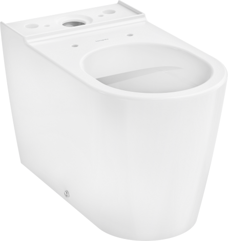 HANSGROHE EluPura S Miska kompaktowa WC 640, przyścienna, odpływ poziomy/pionowy, AquaFall Flush, HygieneEffect biały 62034450