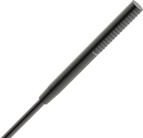 HANSGROHE Pulsify S słuchawka prysznicowa 100 1jet EcoSmart+, Slim czarny chrom szczotkowany 24126340