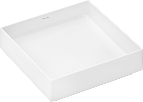 HANSGROHE Xuniva Evo E Umywalka nablatowa 40 x 40cm, SmartClean, HygieneEffect biały 63007450