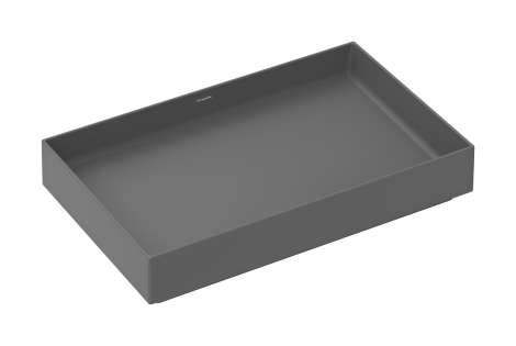 HANSGROHE Xuniva Evo E Umywalka nablatowa 65 x 40cm, szary łupek matowy 60326760
