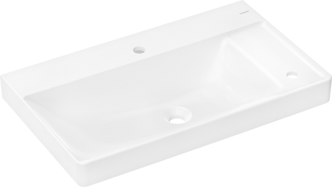 HANSGROHE Xelu Q Umywalka wisząca z półką po prawej stronie 80 x 48cm biały 60319450