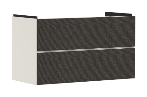 HANSGROHE Xevolos E Szafka pod umywalkę wiszącą z 2 szufladami 98 x 47,5cm, piaskowy beż matowy 54182660