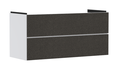 HANSGROHE Xevolos E Szafka pod umywalkę wiszącą z 2 szufladami 118 x 47,5, biały mat 54184660
