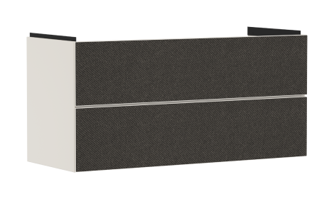 HANSGROHE Xevolos E Szafka pod umywalkę wiszącą z 2 szufladami 118 x 47,5, piaskowy beż matowy 54185660