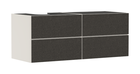 HANSGROHE Xevolos E Szafka pod szlifowaną umywalkę wpuszczaną w blat/nablatową po lewej stronie 137 x 55cm, piaskowy beż matowy 54237660