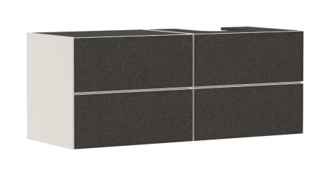 HANSGROHE Xevolos E Szafka pod szlifowaną umywalkę wpuszczaną w blat/nablatową po prawej stronie 137 x 55cm, piaskowy beż mat 54240660