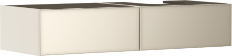 HANSGROHE Xevolos E Szafka pod szlifowaną umywalkę wpuszczaną w blat/nablatową po prawej stronie 137 x 55cm, piaskowy beż mat 54323790