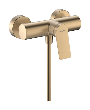 HANSGROHE Vivenis Jednouchwytowa bateria prysznicowa Original, natynkowa brąz szczotkowany 75623140