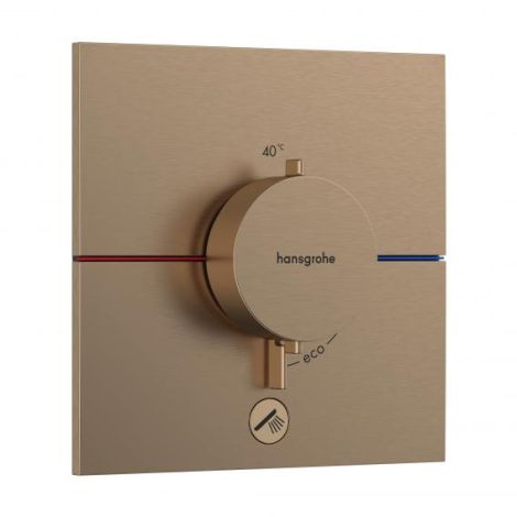 HANSGROHE ShowerSelect Comfort E Bateria termostatyczna, podtynkowa do 1 odbiornika z dodatkowym wyjściem brąz szczotkowany 15575140