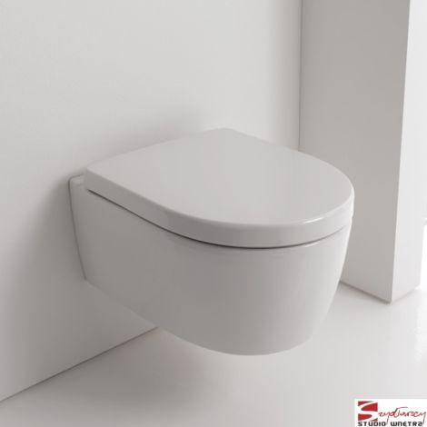 GEBERIT iCon XS Miska wisząca WC 49cm, biała 204030000