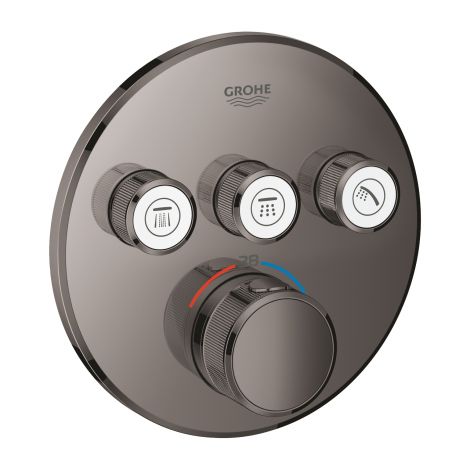 GROHE-SmartControl Bateria termostatyczna do obsługi trzech wyjść wody kolor hard graphite 29121A00