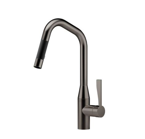 Dornbracht Sync bateria kuchenna z wyciąganą wylewką ciemna szczotkowana platyna 33875895-99
