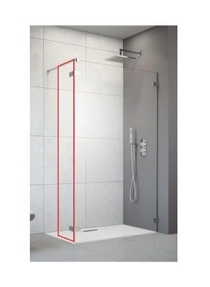 RADAWAY Arta Walk-in Skrzydło boczne do kabiny C40 prawe, 386010-03-01R