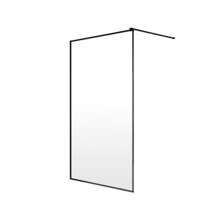 Radaway Modo New Black II Ścianka prysznicowa Walk-In 60x200 cm profile czarne szkło Frame 389064-54-56