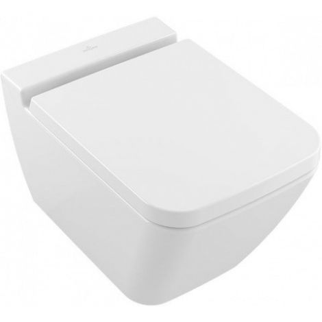 VILLEROY&BOCH Finion WC podwieszane 37,5 x56 cm bez kołnierza, z powłoką CeramicPlus, stone white ( biały mat ) 4664R0RW