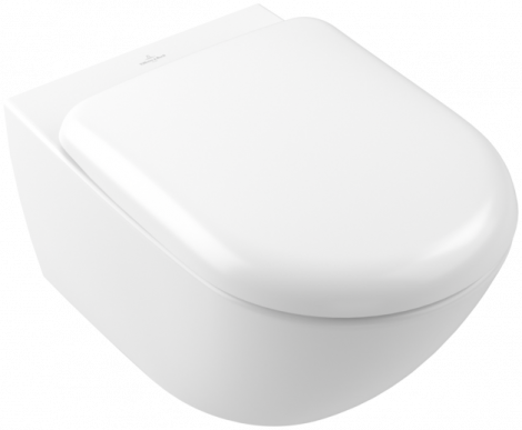 VILLEROY&BOCH  Antao Miska WC podwieszana bez kołnierza 56 x 37 cm stone white ( biały mat ) CeramicPlus 4674T0RW