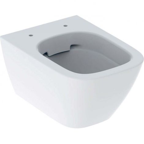 GEBERIT Smyle Square Wisząca miska WC, lejowa, 35x49cm, krótka, Rimfree biała 500379011