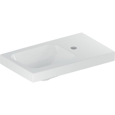 GEBERIT iCon Light Umywalka kompaktowa, 53x31 cm, biały, KeraTect 501832002