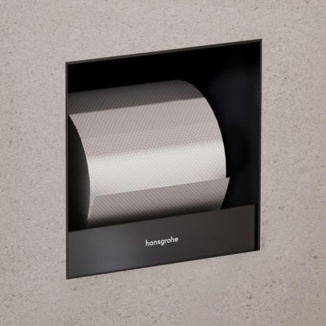 HANSGROHE XtraStoris Original Wnęka ścienna na papier toaletowy kolor czarny mat 56065670