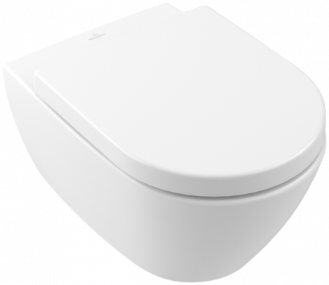 VILLEROY&BOCH Subway 2.0 miska WC wisząca 37x56 cm bez deski sedesowej biały CeramicPlus 5614R0RW