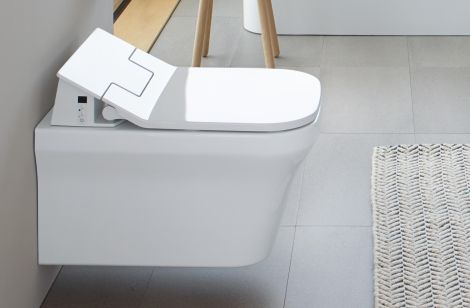 DURAVIT SensoWash Slim nowoczesna toaleta myjąca 37x57 cm biały połysk 631000002004300 